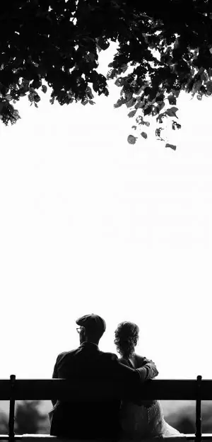 couple-together-on-bench couple-together-on-bench